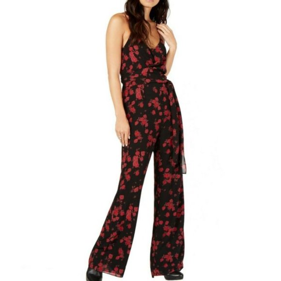 Rose Printed Michael Kors Jumpsuit - Picture 1 of 13